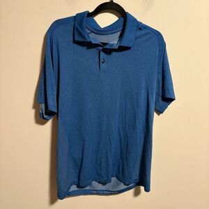 Lululemon Metal Vent Tech Polo Shirt Night Sea / Soft Denim Blue- Size XL